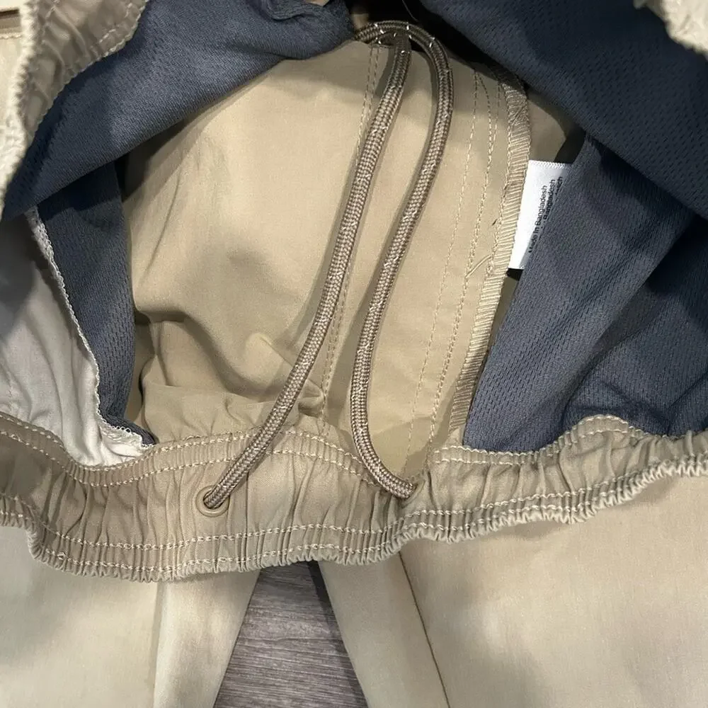 NWT J. Crew Tech Dock Pant Men’s Drawstring Khaki Tan Size XS